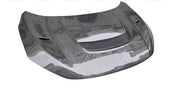 TunerGenix Honda Civic FK7 carbon fiber hood with vented design for enhanced cooling and lightweight performance