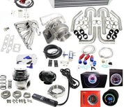 TunerGenix Lexus turbo upgrade kit with turbocharger, intercooler, pipes, gauges, and hardware components