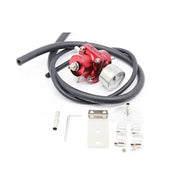 TunerGenix Lexus turbo upgrade turbo kit with red actuator, hoses, clamps, and mounting hardware