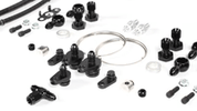 TunerGenix PTG 1000 M177.2 Turbo System kit with various black metal components and connectors