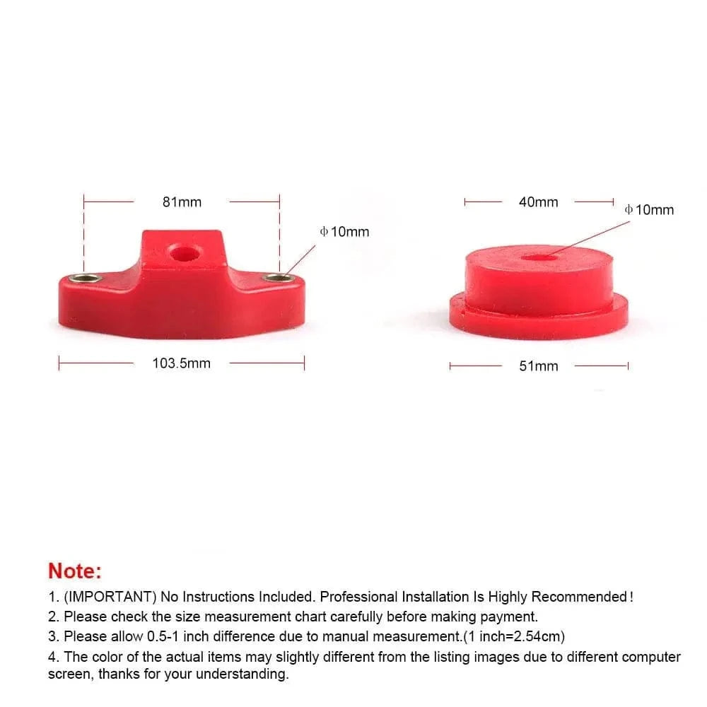 TunerGenix Bushing Front & Rear Shifter Stabilizer Bushing Kit (5 / 6 Speed)