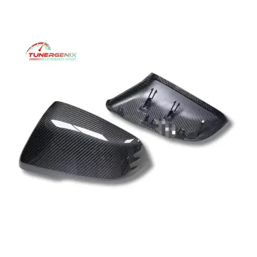 TunerGenix Carbon Fiber Mirror Cover Carbon Fiber Mirror Cover for Toyota Supra 19-20
