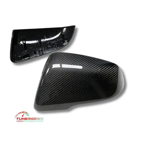 TunerGenix Carbon Fiber Mirror Cover Carbon Fiber Mirror Cover for Toyota Supra 19-20