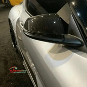 TunerGenix Carbon Fiber Mirror Cover Carbon Fiber Mirror Cover for Toyota Supra 19-20