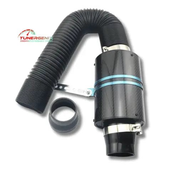 TunerGenix Cold Air Intake No Fan Universal Racing Carbon Fiber Cold Air Intake