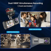 TunerGenix Dash Cam Dash Cam with IR Night Vision