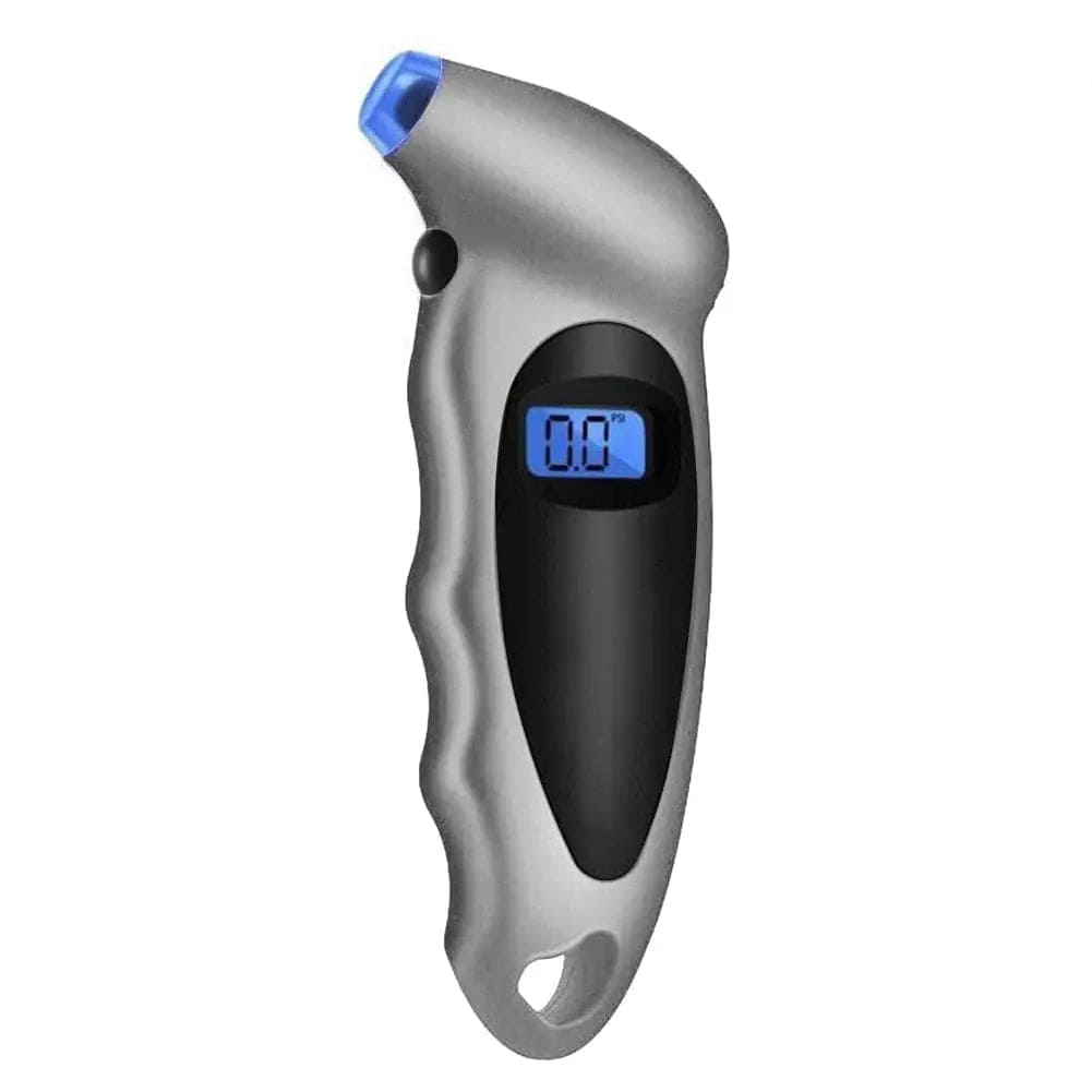 TunerGenix Digital Tire Pressure Meter Silver Digital Tire Pressure Meter