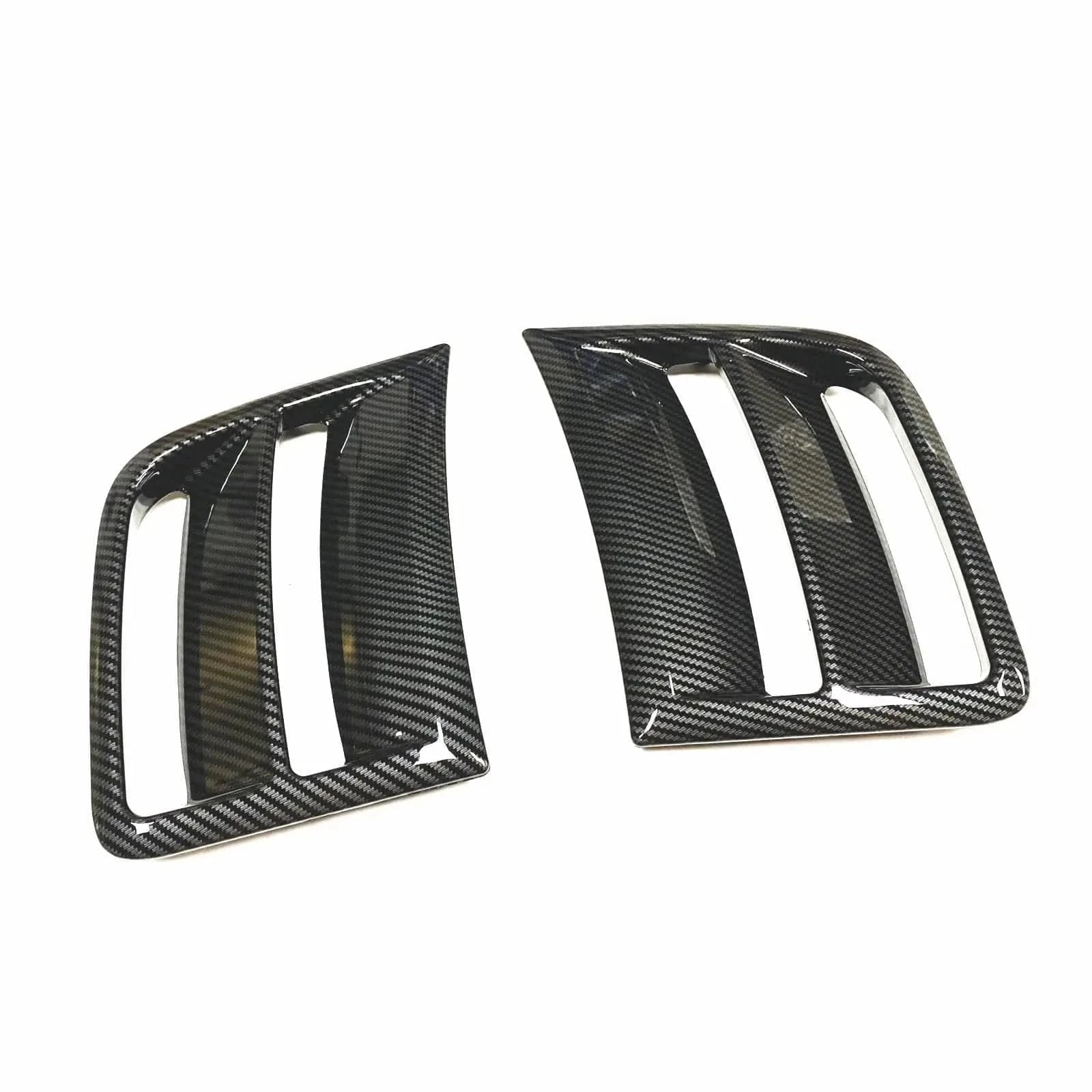 TunerGenix Exterior Accessories Carbon Fiber Front Bumper Side Air Vent Cover for Subaru Impreza WRX STI /WRX 09-14