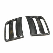 TunerGenix Exterior Accessories Carbon Fiber Front Bumper Side Air Vent Cover for Subaru Impreza WRX STI /WRX 09-14
