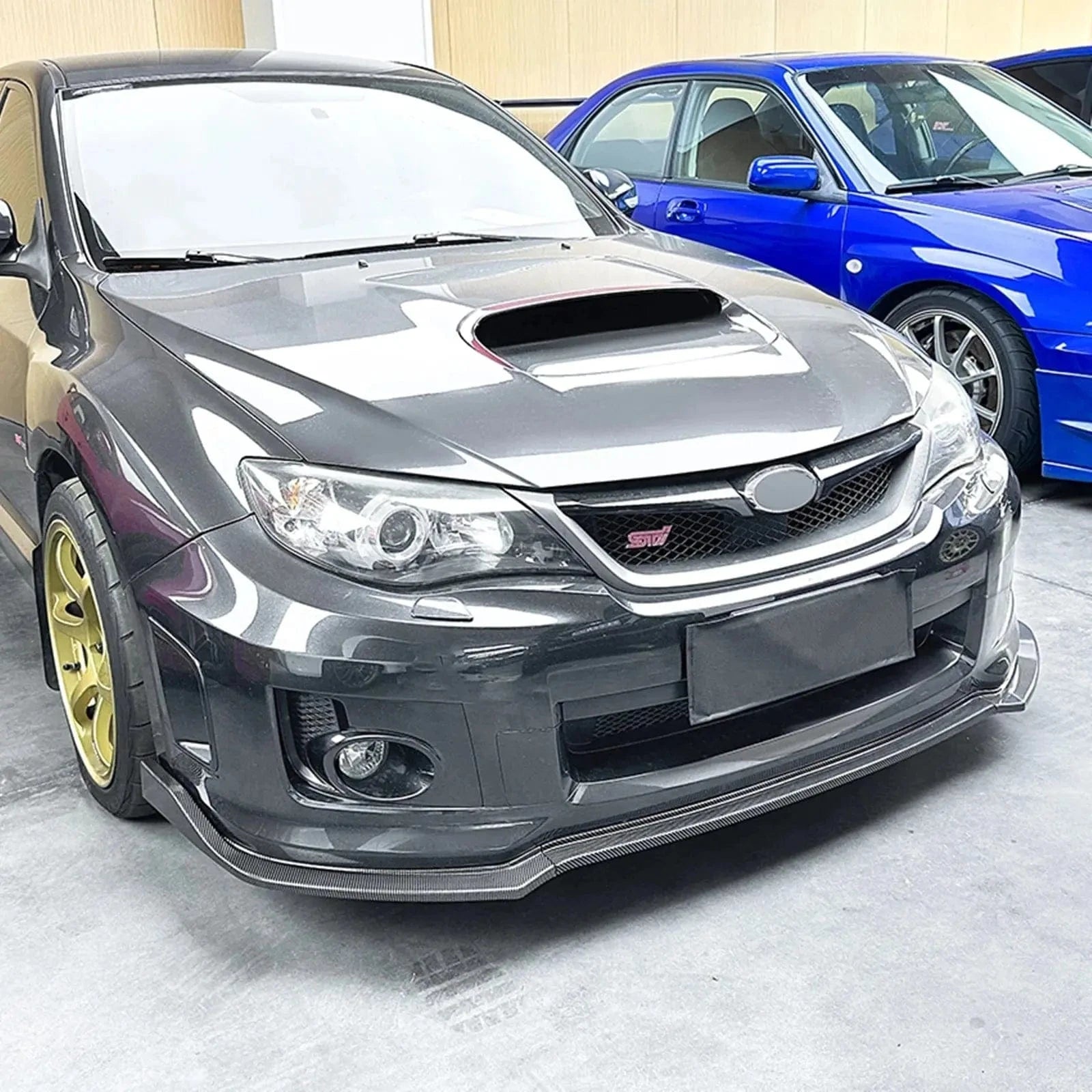 TunerGenix Exterior Accessories Front Splitter for Subaru Impreza WRX STI 11-14