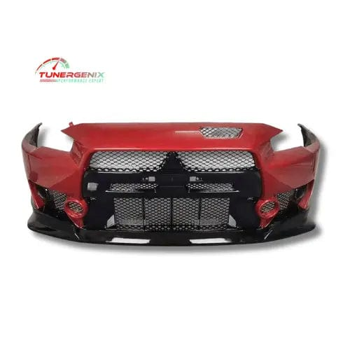 TunerGenix Front Bumper Body Kit Front Bumper Body Kit for Mitsubishi Lancer EX 2009-2016