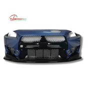 TunerGenix Front Bumper Body Kit Front Bumper Body Kit for Mitsubishi Lancer EX 2009-2016