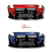 TunerGenix Front Bumper Body Kit Front Bumper Body Kit for Mitsubishi Lancer EX 2009-2016