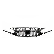 TunerGenix Front Grille Without Sensor Racing Grille Type R for Honda Civic 22-24