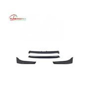 TunerGenix Front Splitter Blue Front Splitter for Honda Civic 22+