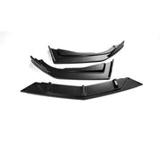 TunerGenix Front Splitter Matte Black Front Splitter Kit for Honda Accord 18-20 3Pcs