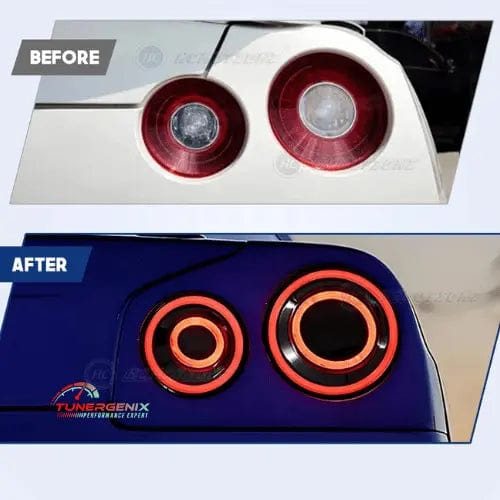 TunerGenix LED Tail Lights LED Animation DRL Tail Lights for Nissan GT-R R35 2007-2017