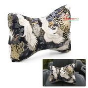 TunerGenix Pillow Black Crane SamuraiSupport Car Seat Pillow