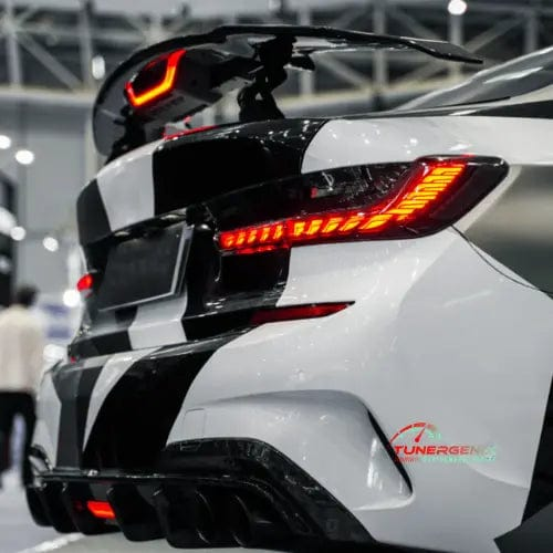 TunerGenix Rear Spoiler Electric Carbon Fiber Rear Spoiler