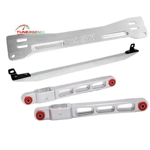 TunerGenix Rear Suspension Kit Silver Rear Suspension Kit for Mitsubishi Evo 1.6 1/2/3