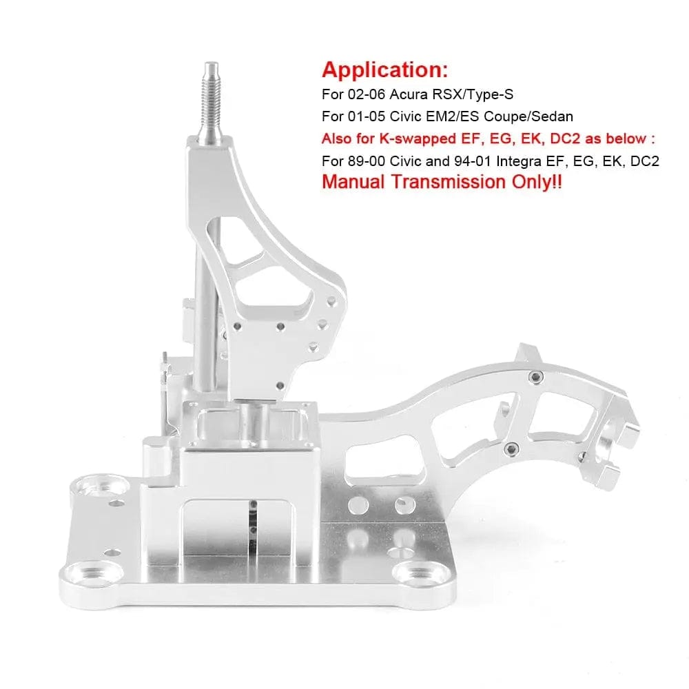 TunerGenix Short Shifter Kit Billet Aluminum Shifter 5 Speed for Acura RSX / K series engine EG EK DC2 EF