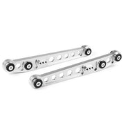 TunerGenix Tie Bar Silver Rear Lower Control Arm Tie Bar for Honda Civic 96-00 2PCS/Set