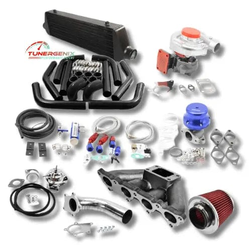 TunerGenix Turbo Kit Black Turbo Kit for Acura TSX/ Honda Accord Type R K24/K20Z