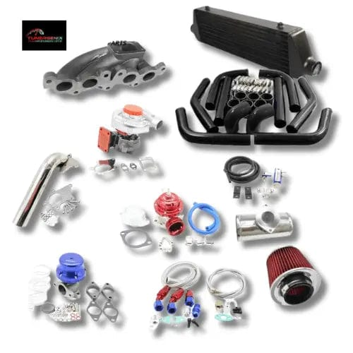 TunerGenix Turbo Kit Black Turbo Kit for Toyota Celica MR2 3SGTE 88-99/90-95