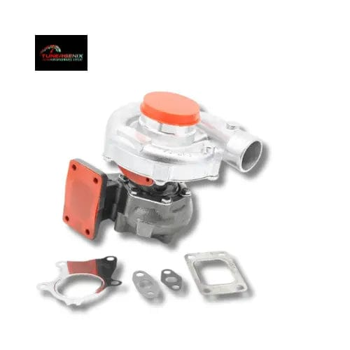 TunerGenix Nissan 350z turbocharger kit with compressor and mounting gaskets for performance upgrade