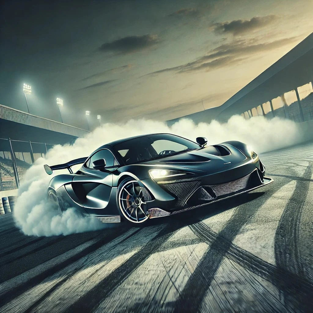 DALL_E_2025-02-09_09.31.16_-_A_sports_car_drifting_on_a_race_track_showcasing_its_powerful_performance_after_modifications._The_scene_captures_smoke_from_the_tires_dynamic_motio.webp