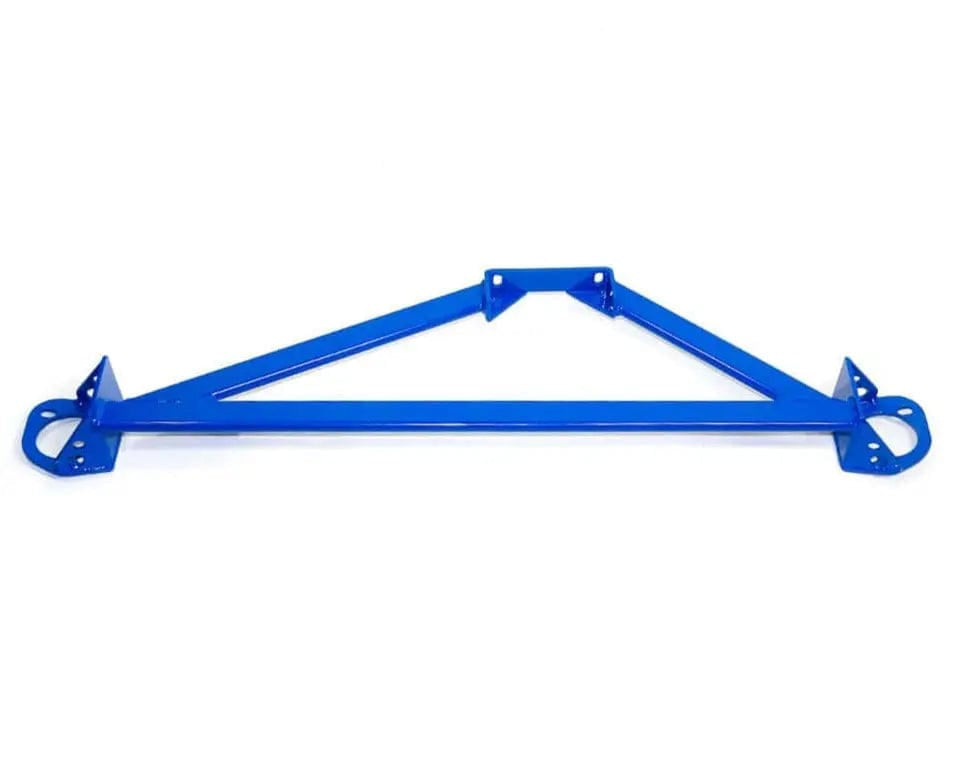 TunerGenix Honda Civic front strut bar in blue for improved vehicle stability and handling