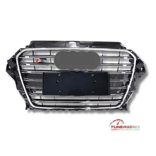 TunerGenix 2014-2016 Audi A3 custom grille with sleek design and robust build for enhanced front styling
