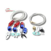 TunerGenix Acura RSX turbo kit components including hoses and fittings for enhanced engine performance