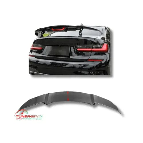 TunerGenix electric carbon fiber rear spoiler for enhanced aerodynamics and style on sports cars