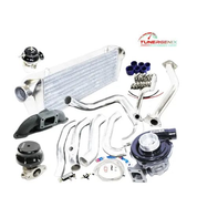 Complete TunerGenix Honda S2000 Turbo Kit with intercooler and performance components for enhanced power