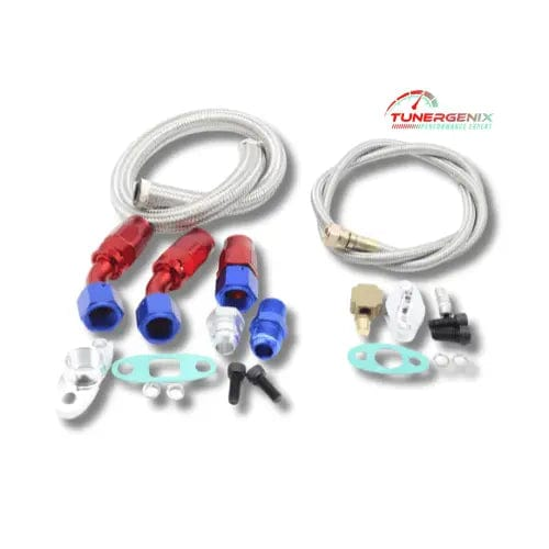 Turbo Kit VW Passat 1993-1997 components including hoses and fittings for enhanced engine performance