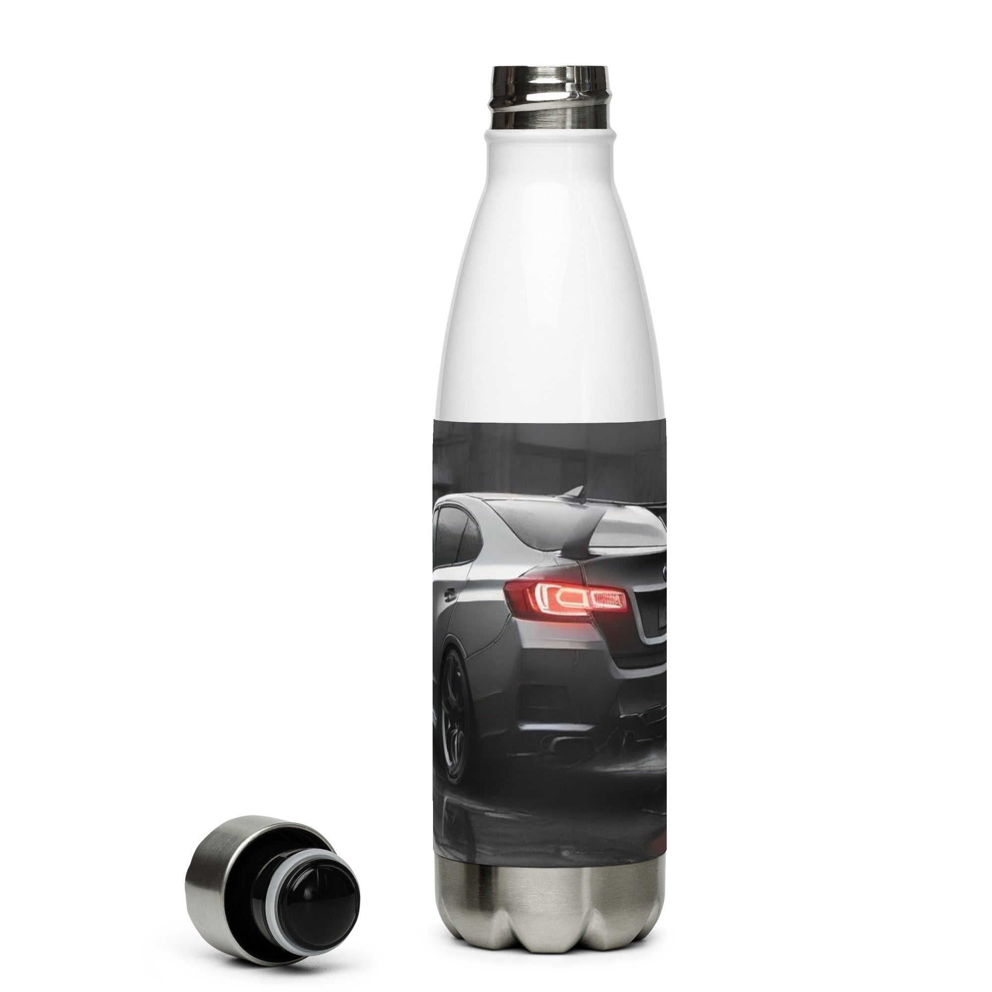 TunerGenix White Baru Stainless Steel Water Bottle