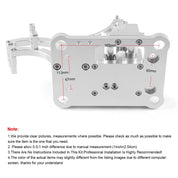 TunerGenix Short Shifter Kit Billet Aluminum Shifter 5 Speed for Acura RSX / K series engine EG EK DC2 EF