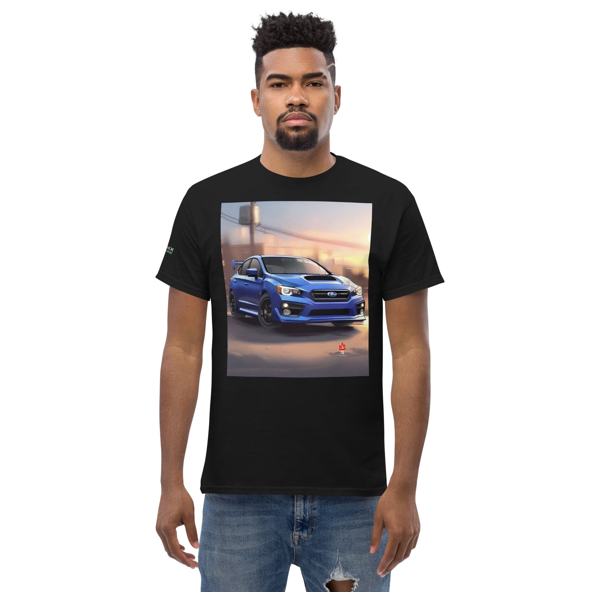 TunerGenix Apparel/Misc Black / S Blue Baru Men's Classic Tee