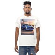 TunerGenix Apparel/Misc White / S Blue Baru Men's Classic Tee