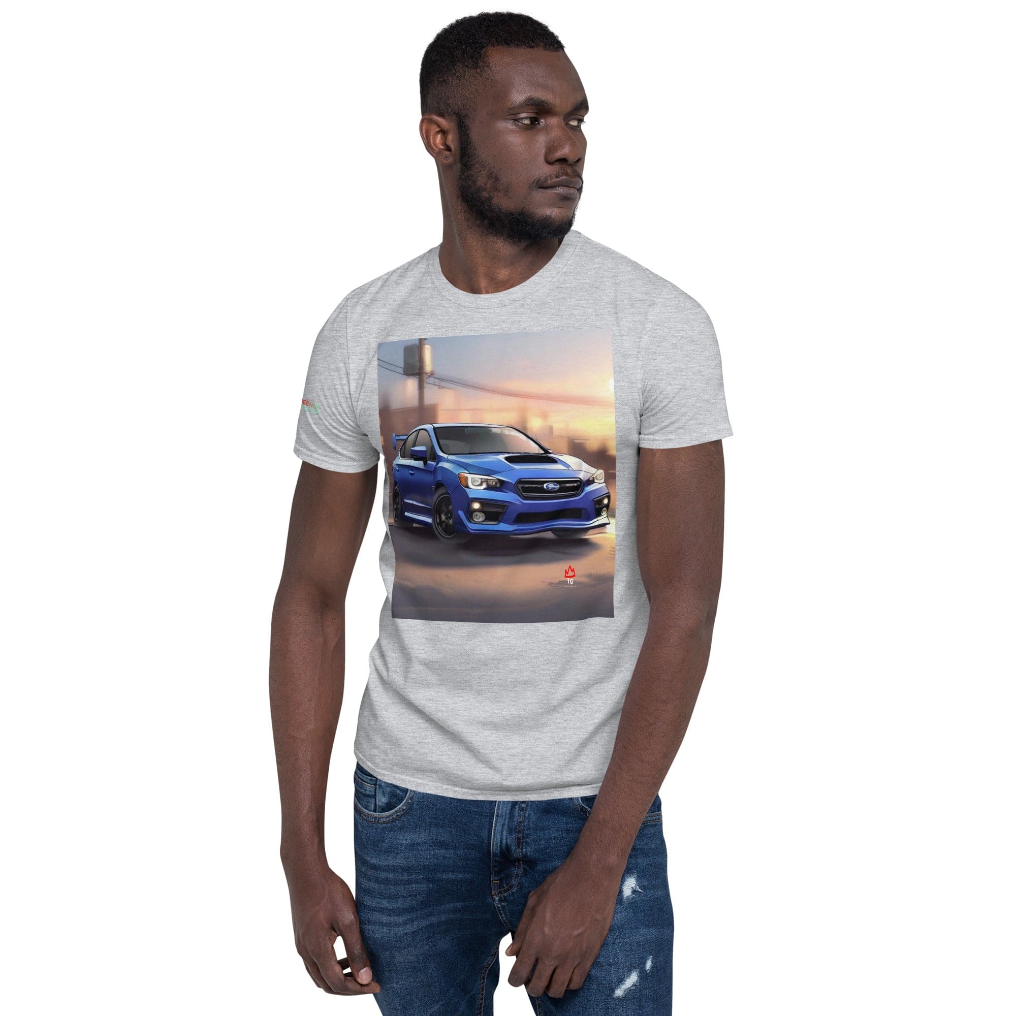 TunerGenix Apparel/Misc Sport Grey / S Blue Baru Short-Sleeve Unisex T-Shirt