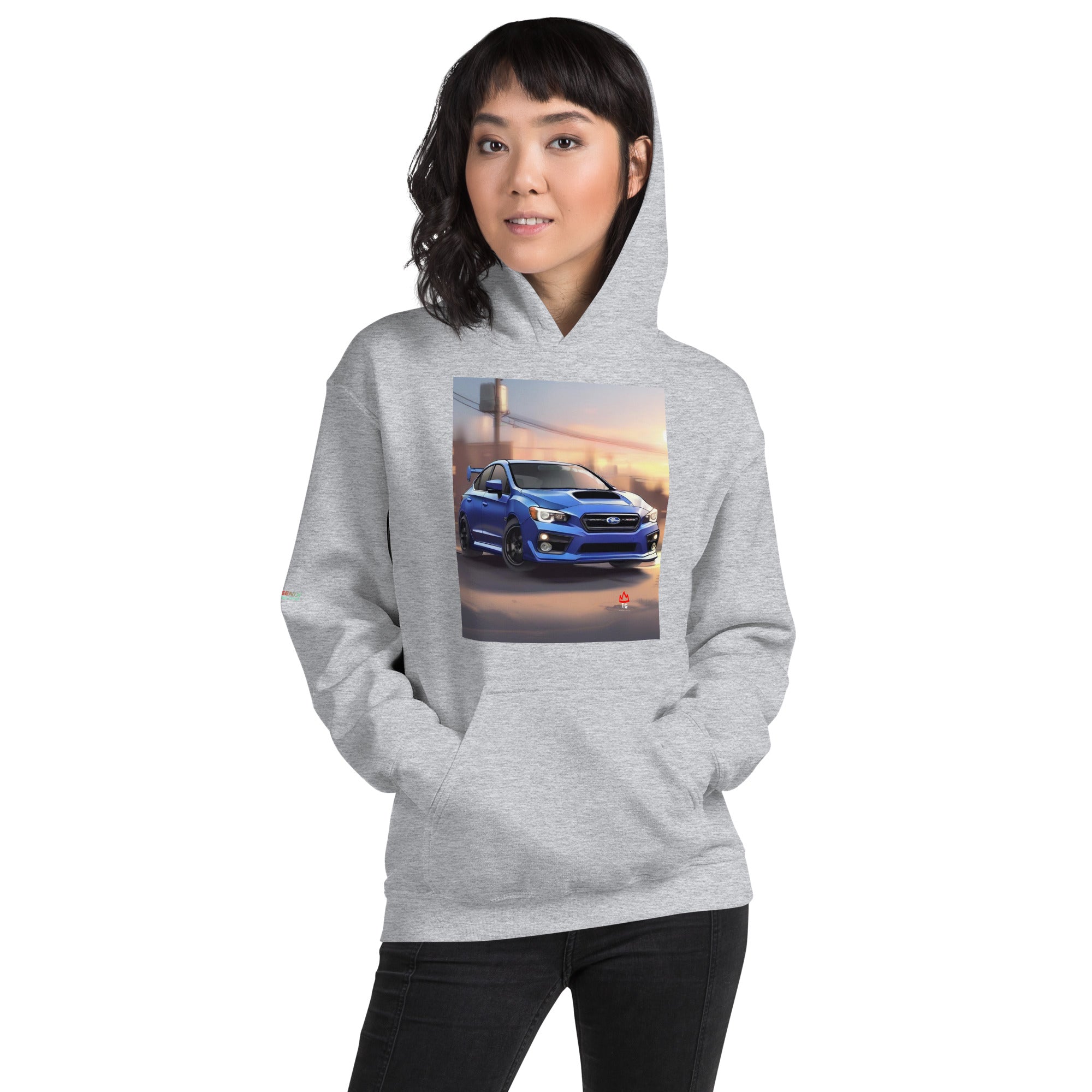 TunerGenix Apparel/Misc Sport Grey / S Blue Baru Unisex Hoodie