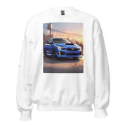 TunerGenix Apparel/Misc White / S Blue Baru Unisex Sweatshirt