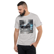 TunerGenix Apparel/Misc Oxford Grey Heather / S Blue Light Men's Champion T-Shirt