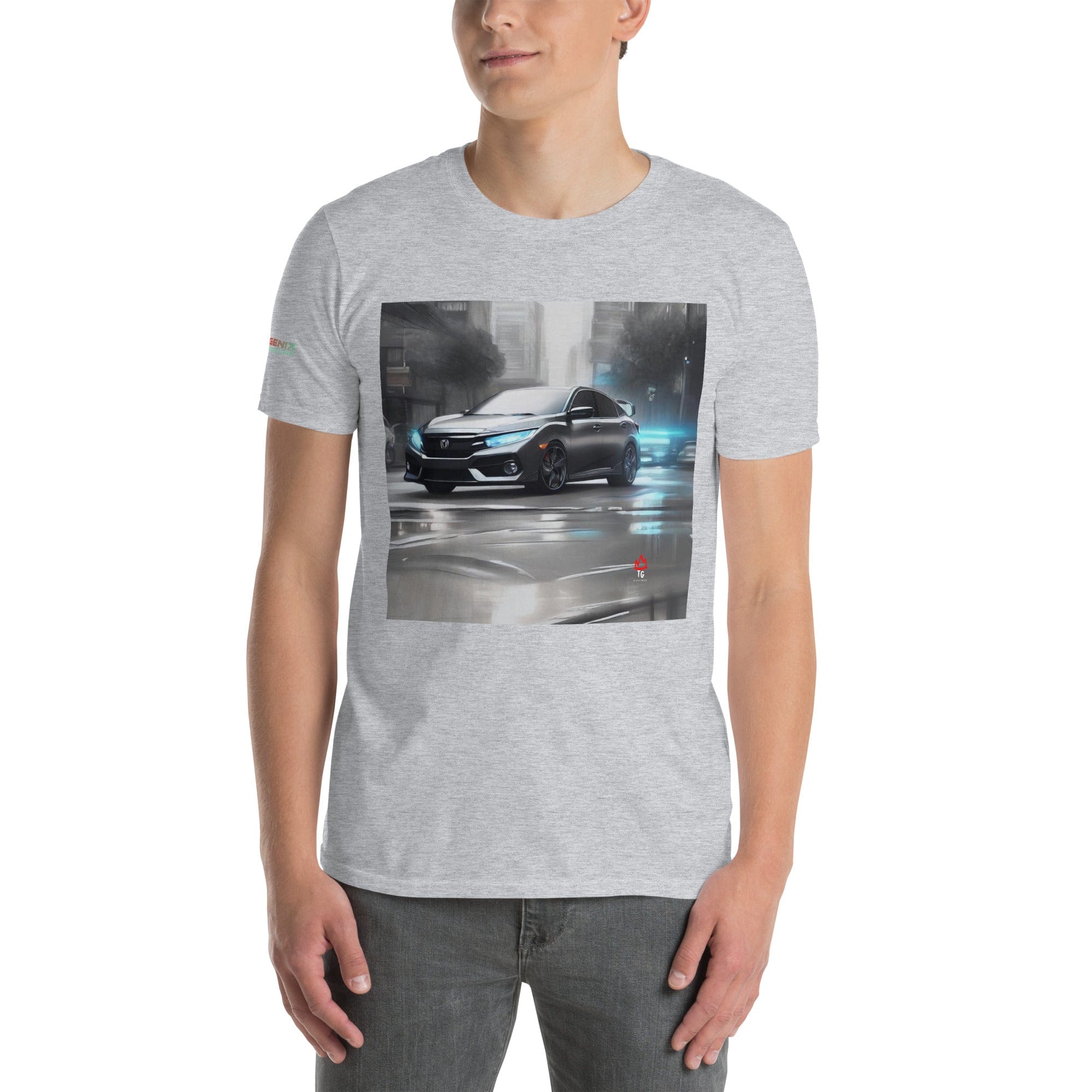 TunerGenix Apparel/Misc Sport Grey / S Blue Light Short-Sleeve Unisex T-Shirt