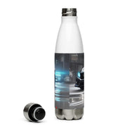 TunerGenix Water Bottle Blue Light Stainless Steel Water Bottle