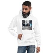 TunerGenix Apparel/Misc White / S Blue Light Unisex Hoodie