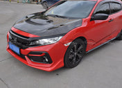 TunerGenix Carbon Fiber Hood Carbon Fiber Hood for Honda Civic FK7-8