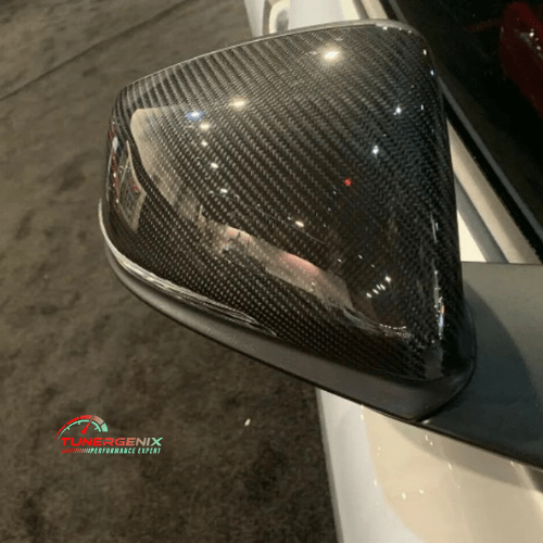 TunerGenix Carbon Fiber Mirror Cover Carbon Fiber Mirror Cover for Toyota Supra 19-20