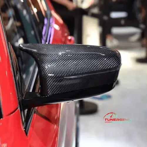 TunerGenix Carbon Fiber Mirror Covers for BMW M5/F90 2019-2022 Carbon Fiber Mirror Covers Carbon Fiber Mirror Covers for BMW M5/F90 2019-2022